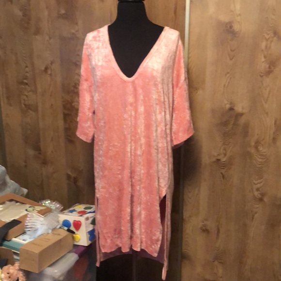 Velvetly Pink FREE PEOPLE Blouse/Dress - Picture 7 of 11
